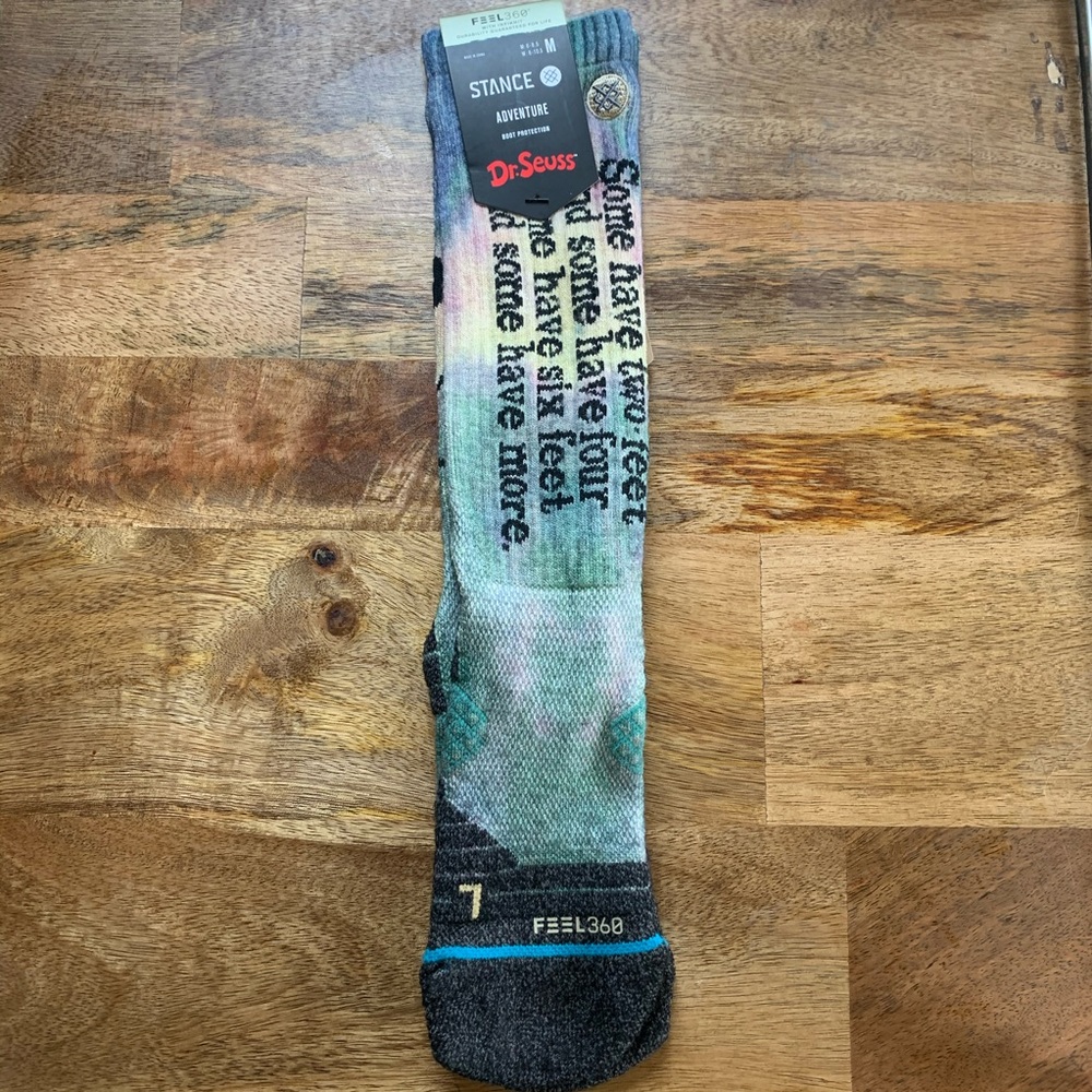 NWT Stance Dr. Seuss Adventure Socks M